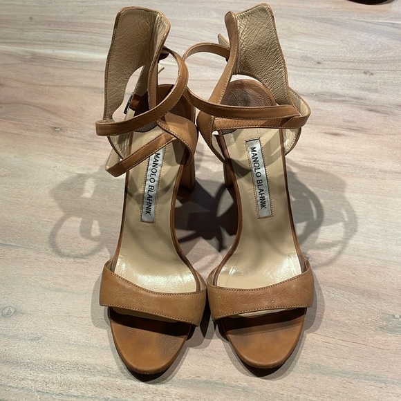 Manolo Blahnik Shoes - Manolo Blahnik Block Heel Sandals